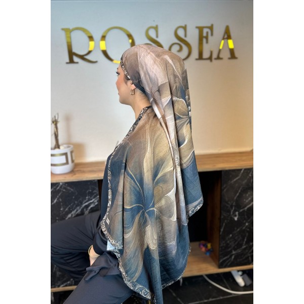 Desenli Bambu Şal 029